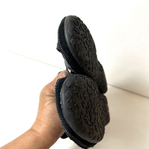 Spring Step Women EU 41 US 10.5 Black Leather Comfort Casual Flat Fisherman Shoe - Picture 7 of 12